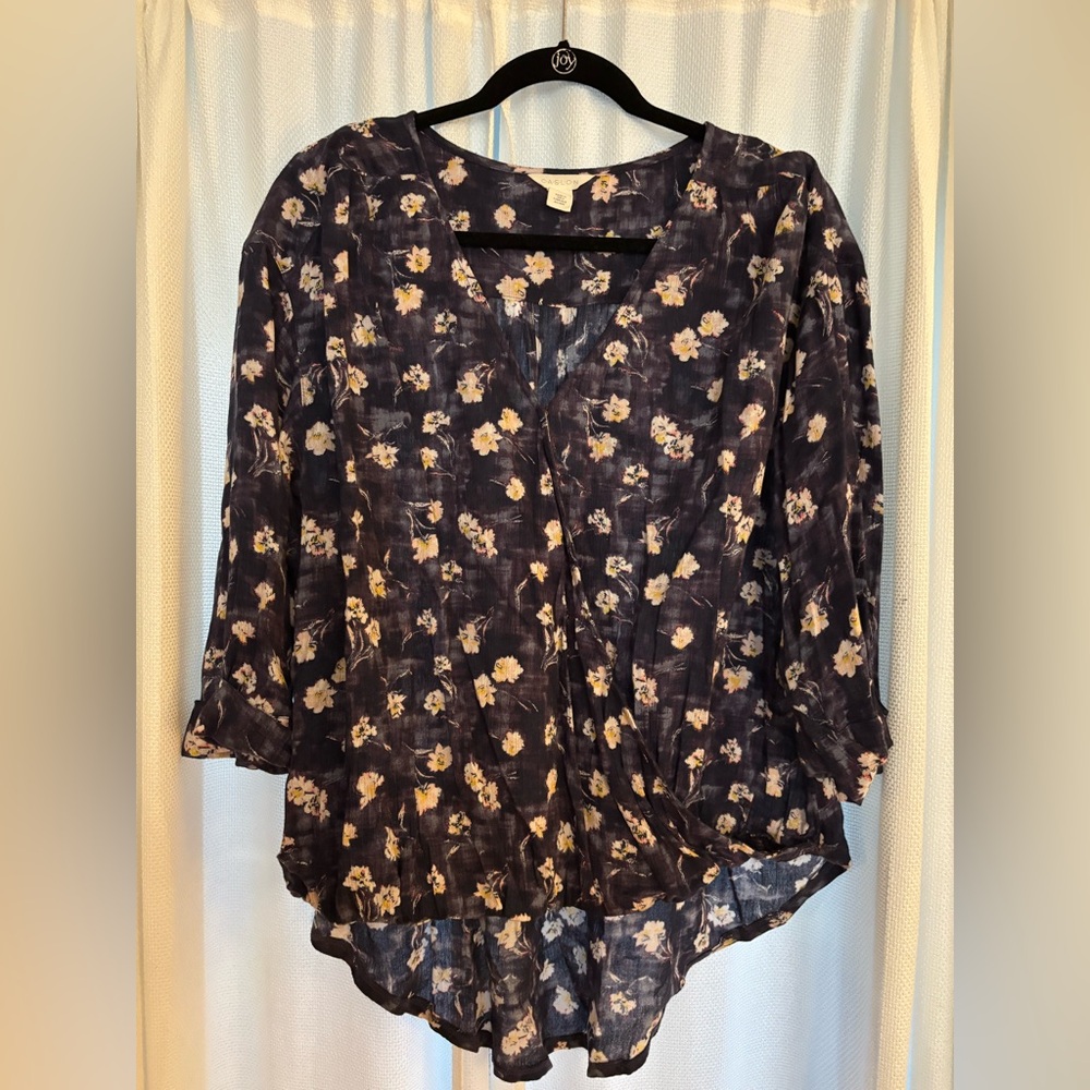 Caslon Floral Print Blouse